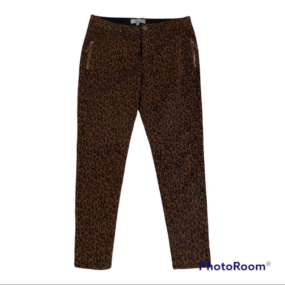 Leopard Print Pants - Size 14